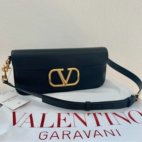 [🌟 PRICE FIRM] Valentino V-Logo Loco Convertible Clutch Crossbody Shoulder Bag - Picture 5 of 17